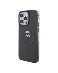 Karl Lagerfeld IML Ikonik MagSafe Case Защитный чехол для iPhone 15 Pro Max / чёрный