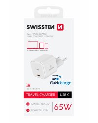 Swissten GaN Travel Charger Адаптер USB-C 65W