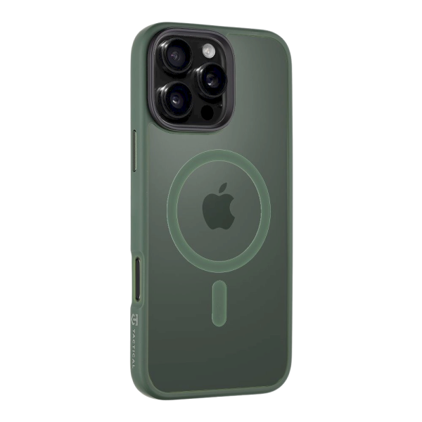 Обложка книги «Tactical MagForce Hyperstealth Cover Защитный чехол для iPhone 16 Pro Max / лесной зелёный»