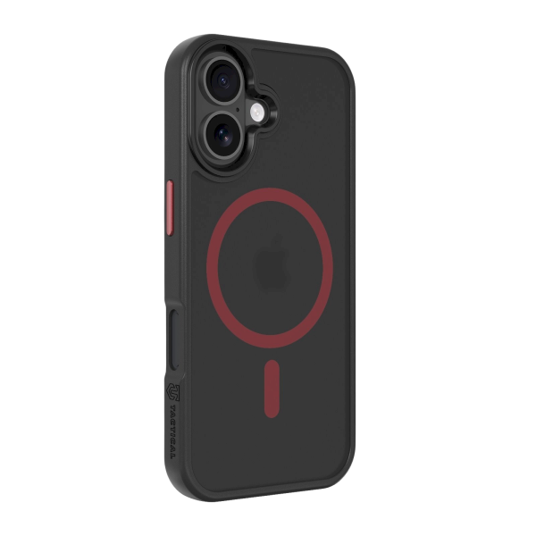 Обложка книги «Tactical MagForce Hyperstealth 2.0 Cover Защитный чехол для iPhone 17 / чёрный/красный»