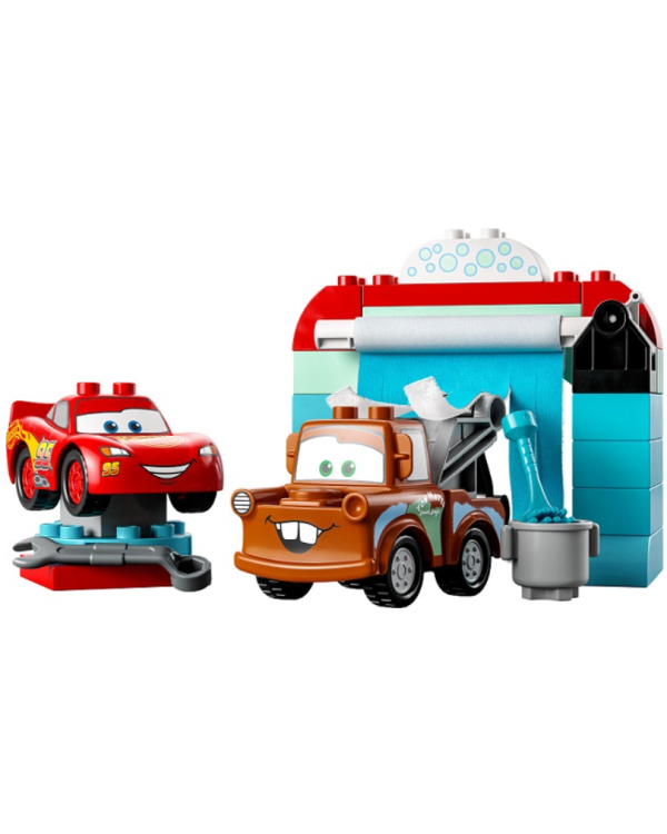 Дополнительное изображение книги «LEGO 10996 Duplo Lighting Mcqueen & Mater's Car Wash Fun Конструктор»