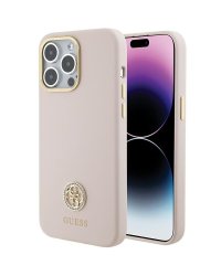 Guess Silicone Logo Strass 4G Back Case Защитный Чехол для Apple iPhone 15 Pro Max
