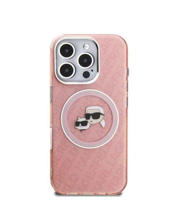 Karl Lagerfeld IML K&CH Heads Repeated Logo MagSafe Case Чехол для Apple iPhone 16 Pro Max