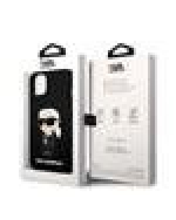 Karl Lagerfeld Liquid Silicone Ikonik NFT Защитный чехол для iPhone 14 Plus / чёрный