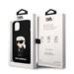 Karl Lagerfeld Liquid Silicone Ikonik NFT Защитный чехол для iPhone 14 Plus / чёрный