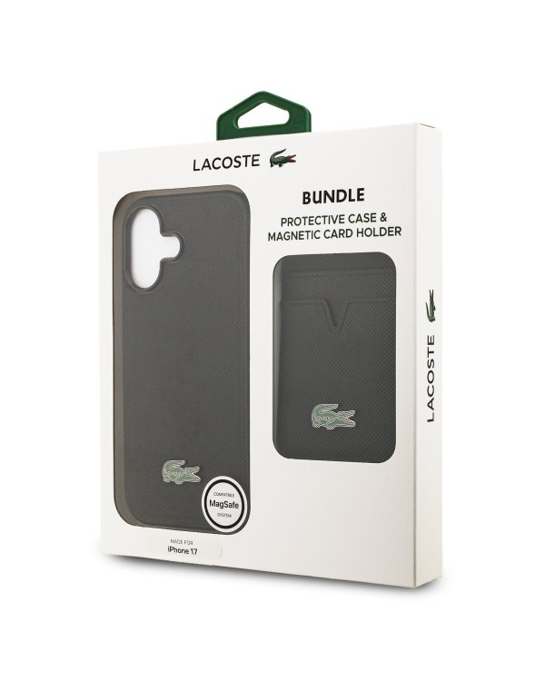 Lacoste Iconic Petit Pique MagSafe Case + Wallet Чехол + кошелек для Apple iPhone 17