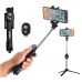 Дополнительное изображение книги «Mocco AF15 Premium Bluetooth Selfie Stick 70 cm штатив с переносной кнопкой»