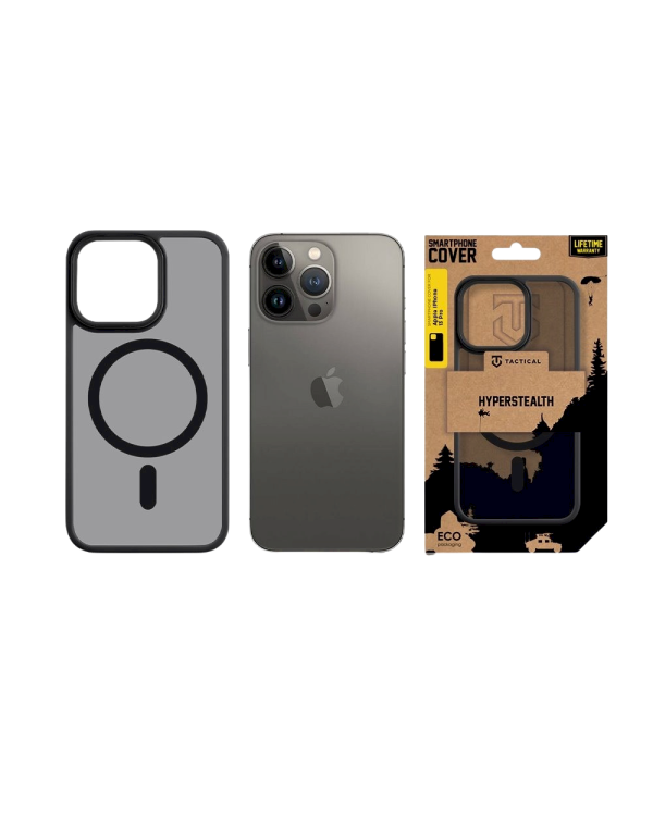 Дополнительное изображение книги «Tactical MagForce Hyperstealth Cover Защитный чехол для iPhone 13 Pro / асфальт»