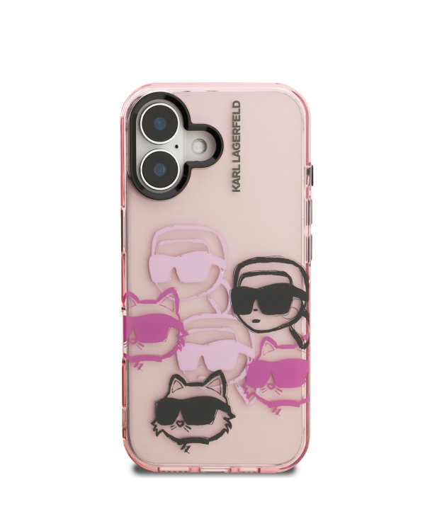 Karl Lagerfeld IML Multi K&CH Heads Case Чехол для Apple iPhone 16