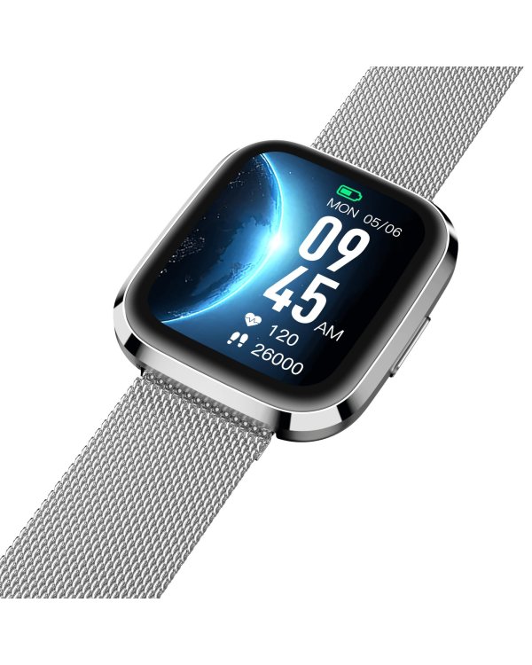 Garett GRC STYLE Silver steel Умные часы IPS / Bluetooth / IP68 / SMS