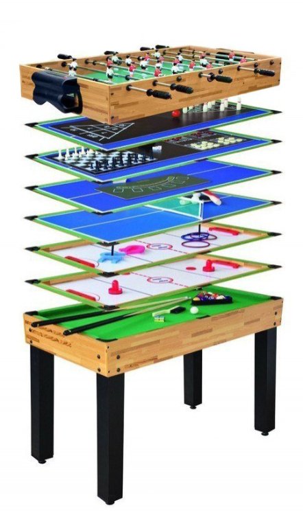 Обложка книги «RoGer Игровой Cтол 12in1 105cm x 57cm x 71cm»