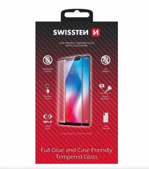 Swissten Full Face Tempered Glass Защитное стекло для экрана Samsung Galaxy S24 Ultra черный