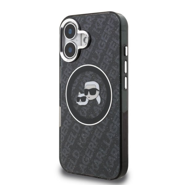 Karl Lagerfeld IML K&CH Heads Repeated Logo MagSafe Case Чехол для Apple iPhone 16