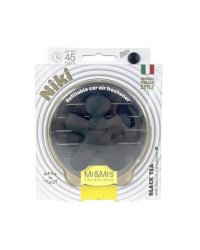 Mr&Mrs Fragrance Niki BIG Black Leather Автомобильный Ароматизатор Black Tea
