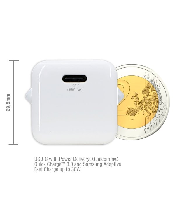 4smarts VoltPlug Mini PD 30W с GaN USB-C на Lightning / MFI / 1.5m