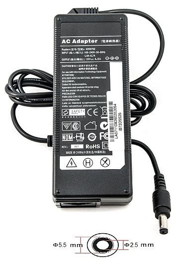 Зарядное устройство IB72D5525 для ноутбуков Lenovo 16V / 4.5A / 72W