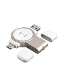 4smarts Wireless Charger VoltBeam Mini Беспроводная Зарядка для Apple Watch 1-7 / USB-C / USB
