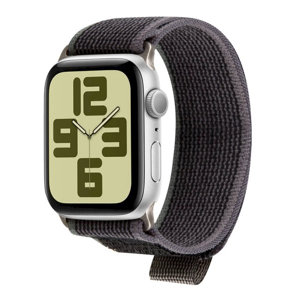 OBAL:ME Textile Strap Ремешок для часов Apple Watch 42-49mm M-L / серый/зелёный