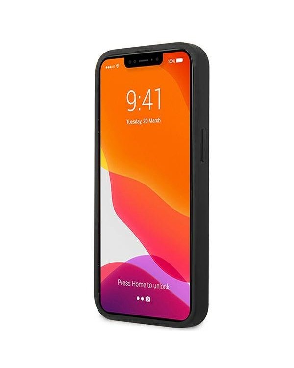 BMW BMHCP13SRSPPR Back Case Кожанный Чехол для телефона Apple iPhone 13 Mini