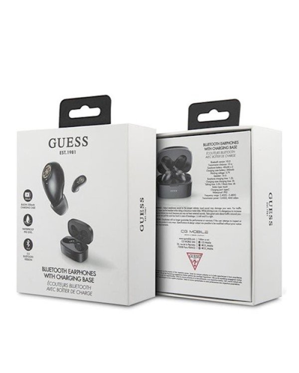 Guess GUTWSJL4GBK Bluetooth 5.0 TWS наушники Черные