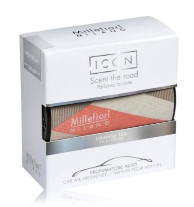 Millefiori Milano Icon Автомобильный аромат Orange Tea Textil Geometric