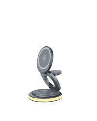 Quik QW-700 Вращающееся 3in1 Беспроводное зарядное устройство 15W