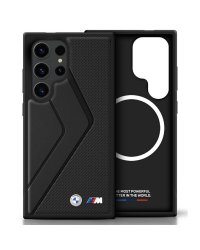 Etui BMW Leather Oversized Stripes MagSafe Чехол для Samsung Galaxy S25 Ultra