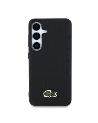 Lacoste Iconic Petit Pique Woven Logo MagSafe Case Чехол для Samsung Galaxy S25