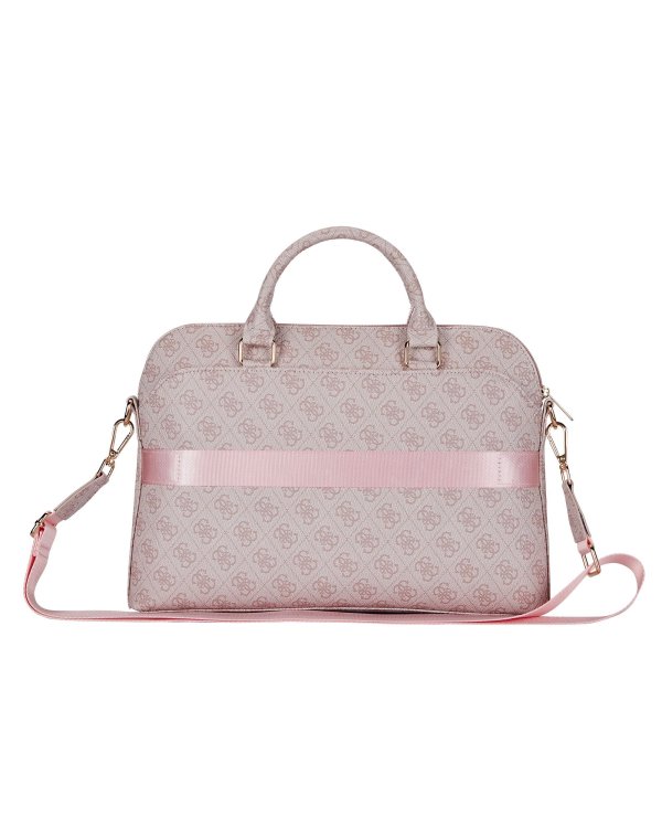 Guess PU 4G Triangle Logo Сумка для ноутбука 13/14/15" / розовый