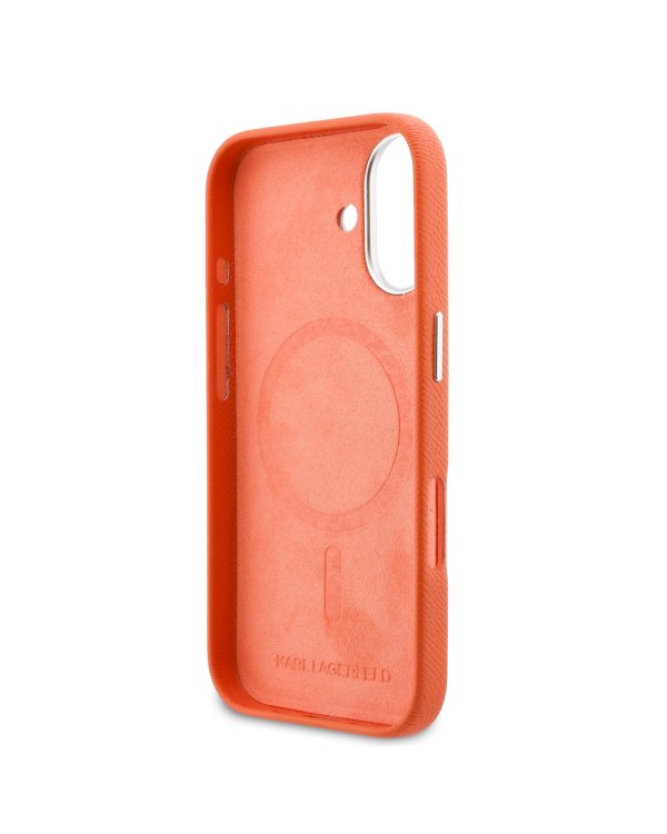 Karl Lagerfeld PU Karl and Choupette Heads Pins MagSafe Case Чехол для Apple iPhone 17