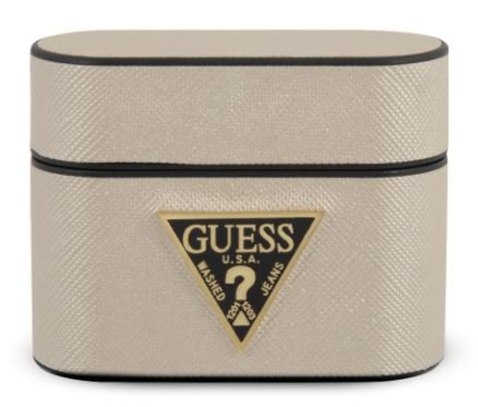 Guess GUACAPVSATMLLG Saffiano Чехол для Airpods Pro Begie