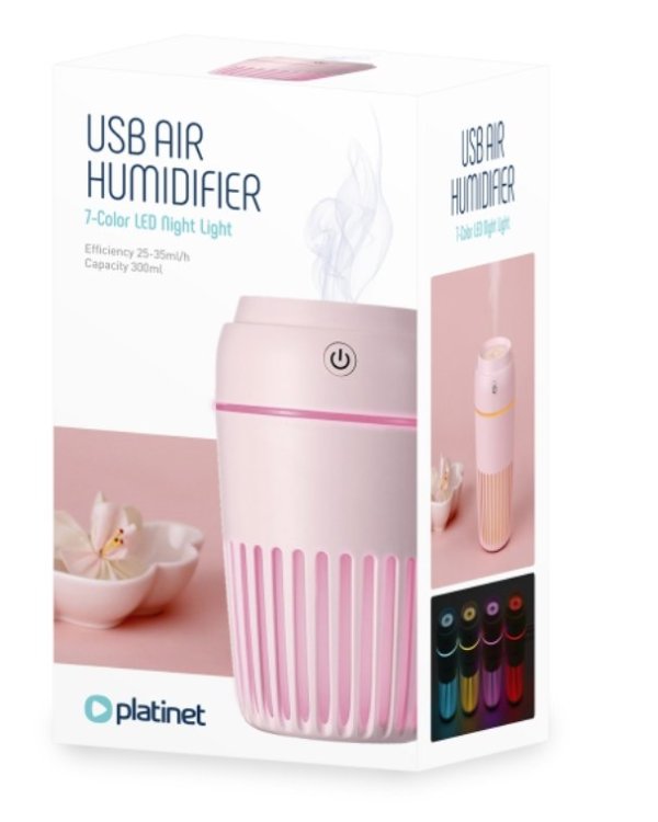 Дополнительное изображение книги «Platinet PMAHP Ультразвуковой диффузор Увлажнитель воздуха и аэрозольный распылитель»