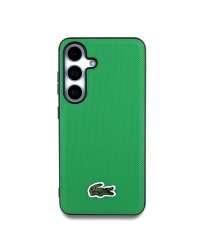Lacoste Iconic Petit Pique Woven Logo MagSafe Case Чехол для Samsung Galaxy S25