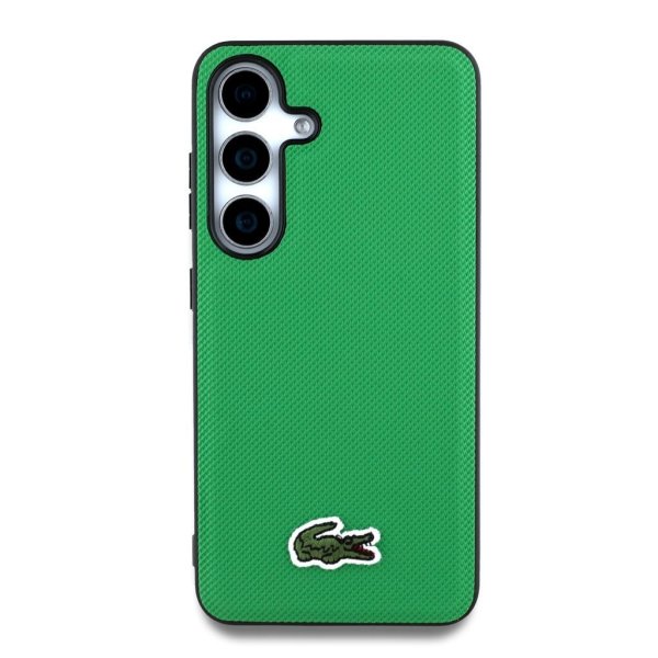 Lacoste Iconic Petit Pique Woven Logo MagSafe Case Чехол для Samsung Galaxy S25 Lacoste Iconic Petit Pique Woven Logo MagSafe Case Чехол для Samsung Galaxy S25