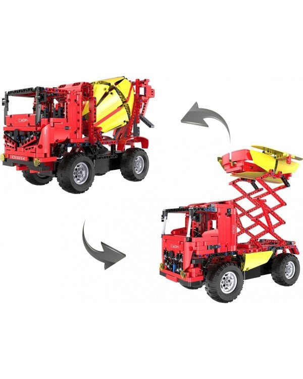 CaDa C51014W R/C Бетономешалка Игрушечная Mашинка Конструктор 814 деталей
