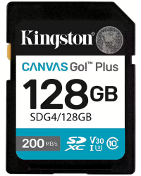 Kingston Canvas Go SDXC Карта Памяти 128GB