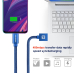 Swissten Textile Универсальный Quick Charge 3.1 USB-C USB Кабель данных 1.2м