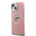 Karl Lagerfeld IML K&CH Heads Repeated Logo MagSafe Case for iPhone 15 Pink