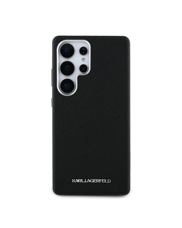 Karl Lagerfeld PU Saffiano Metal Logo and Frame Case Чехол для Samsung Galaxy S25 Ultra