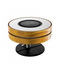 Promate Mirth 3in1 / лампа-ночник / Bluetooth колонка 10W / Qi беспроводная зарядка / LED часы