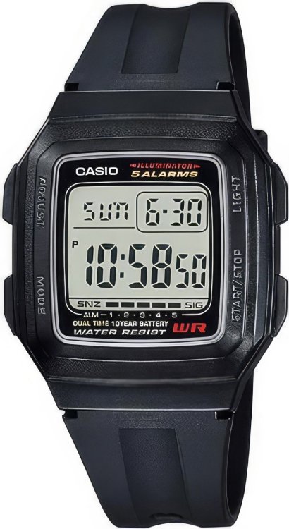 CASIO F-201WA-1ADF Мужские часы