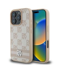 DKNY Checkered Pattern & Printed Stripes Защитный Чехол для Apple iPhone 16 Pro