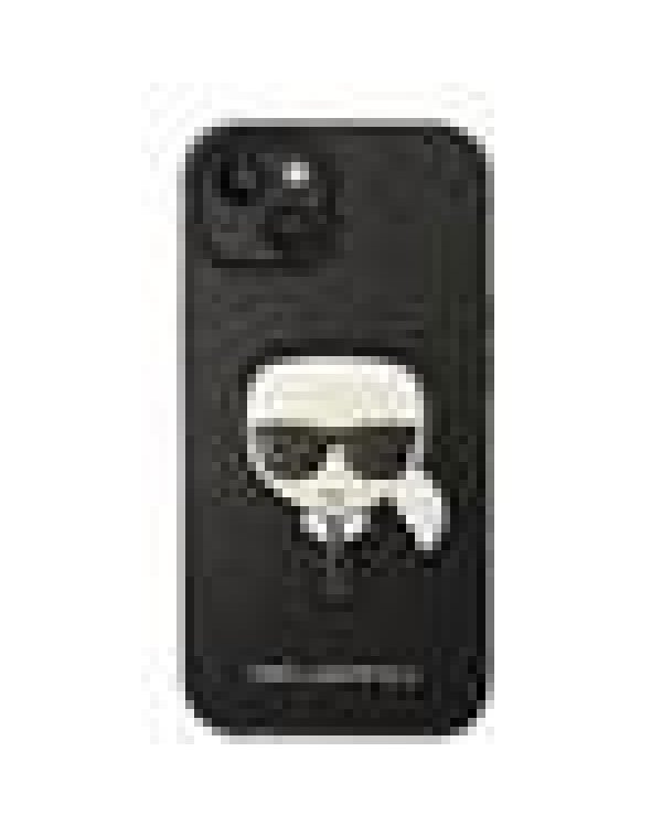 Karl Lagerfeld PU Saffiano Karl Head Case Защитный чехол для iPhone 14 Plus / чёрный