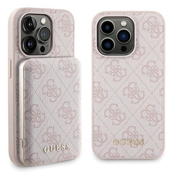 Guess GUBPM5P14L4GEMGP Чехол + Повер Банк для Apple iPhone 14 Pro