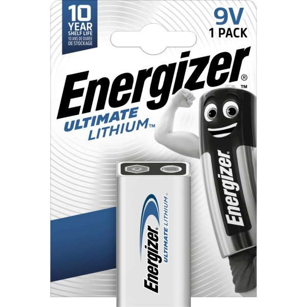 Energizer L522 Литиевая батарея 9V / 800mAh (6FR6,1222, U9VL)