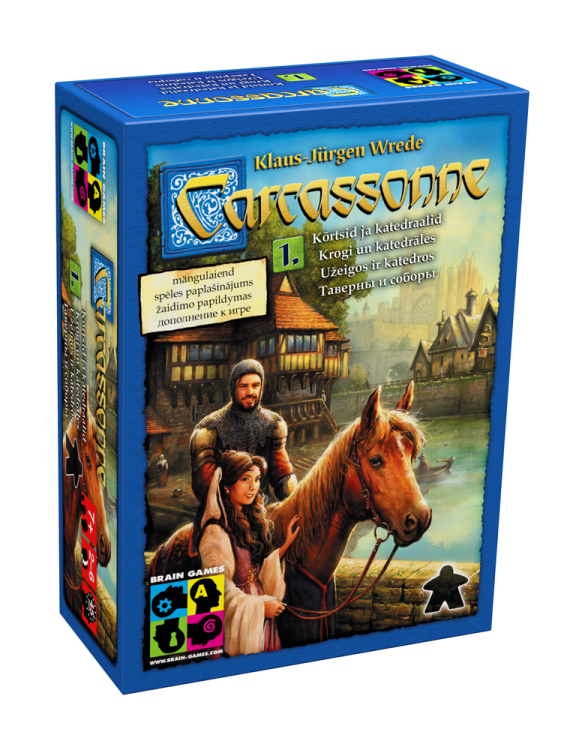 Обложка книги «Brain Games Carcassonne Inns & Cathedrals Настольная Игра»