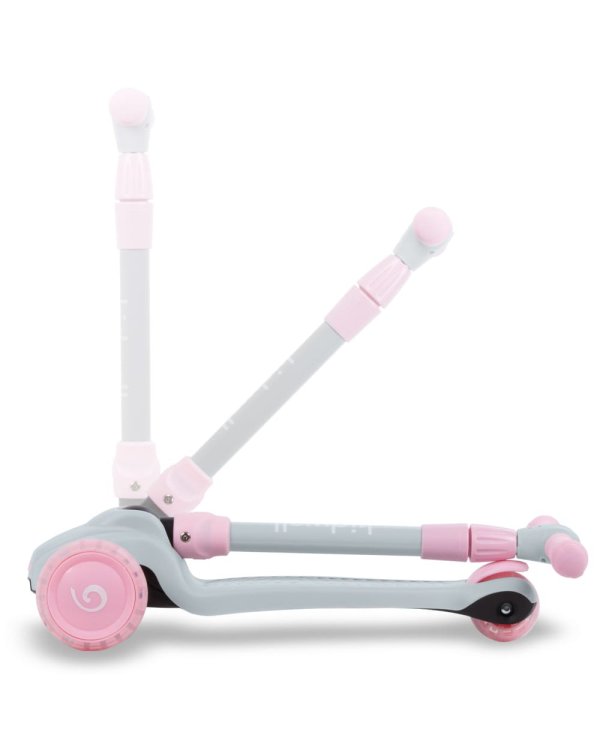 Kidwell Jax алюминиевый самокат Серый - Розовый