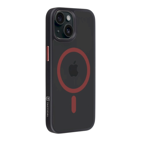 Обложка книги «Tactical MagForce Hyperstealth 2.0 Cover Защитный чехол для iPhone 15 / чёрный/красный»