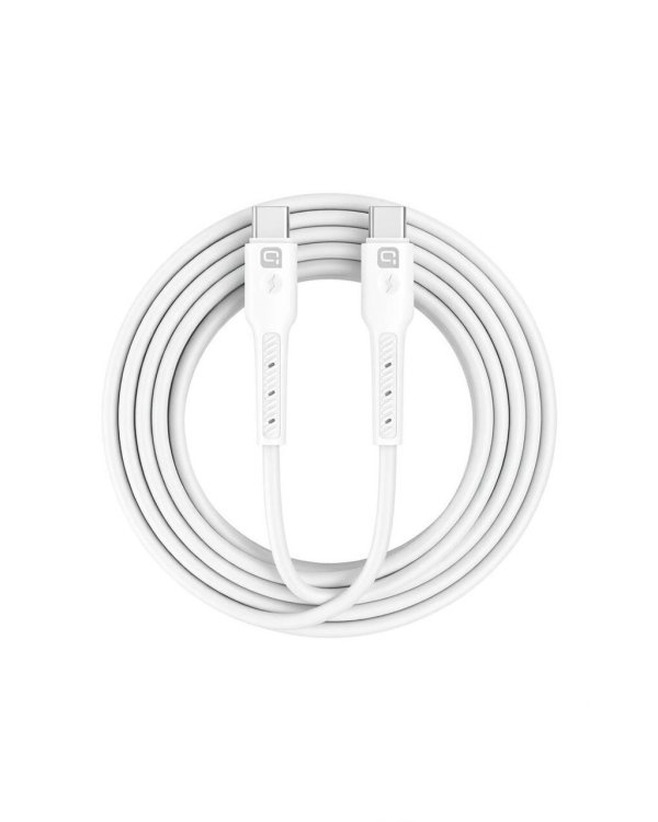 Quik Accessories QK-1012 Soft Silicone 60W Кабель для Зарядки и Передачи данных USB-C to USB-C 1m