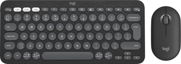 Logitech Pebble 2 Combo Клавиатура QWERTY